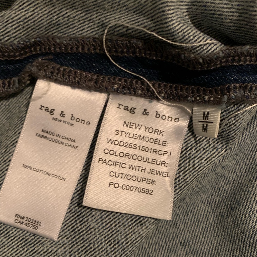 rag & bone Jayde Sleeveless Denim Minidress
Color: Pacific Jewel Minidress - Picture 8 of 12